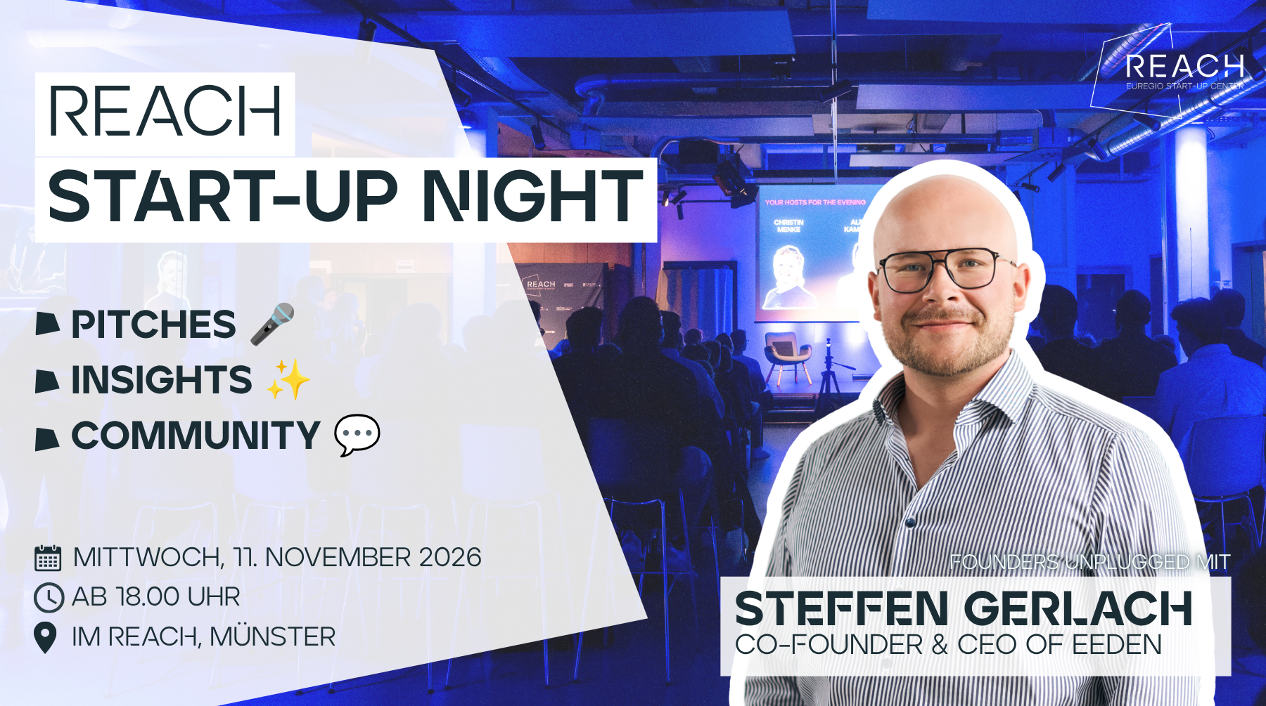 REACH Start-up Night - 11 November 2026