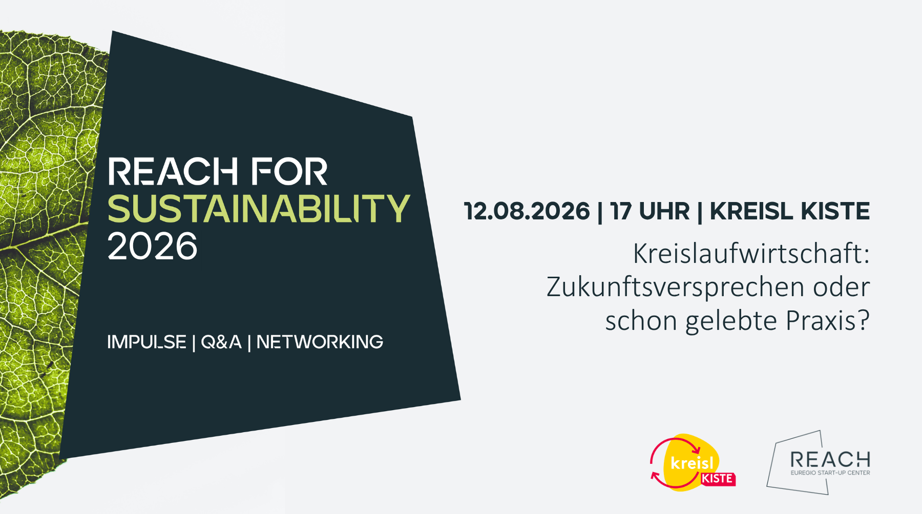 REACH for Sustainability: Kreislaufwirtschaft – Zukunftsversprechen oder schon gelebte Praxis?